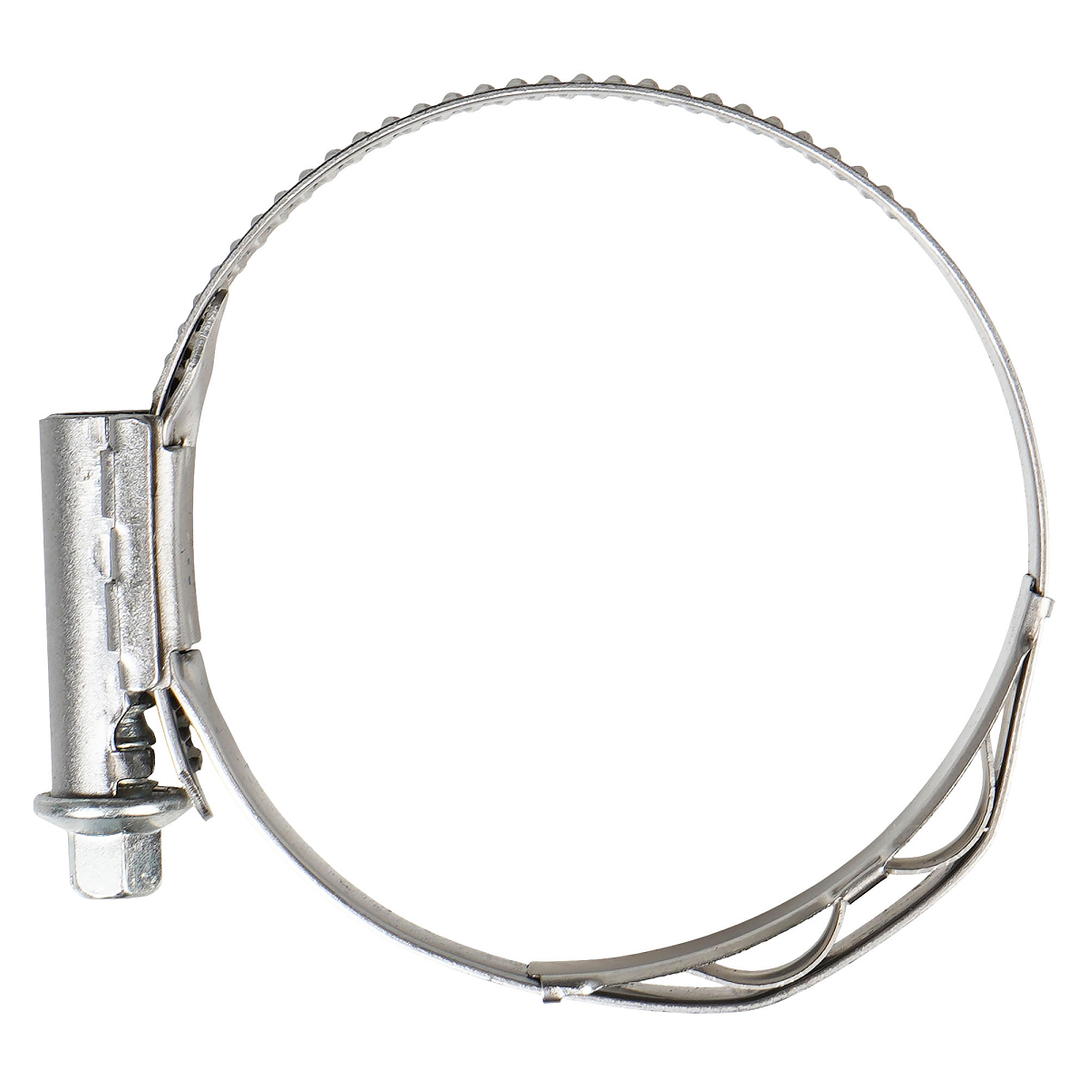 Хомут червячный 45-65/12мм с пружинной вставкой, W2 (нерж.)