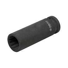 Головка ударная торцевая 1/2"DR двенадцатигранная 17мм, L=78мм