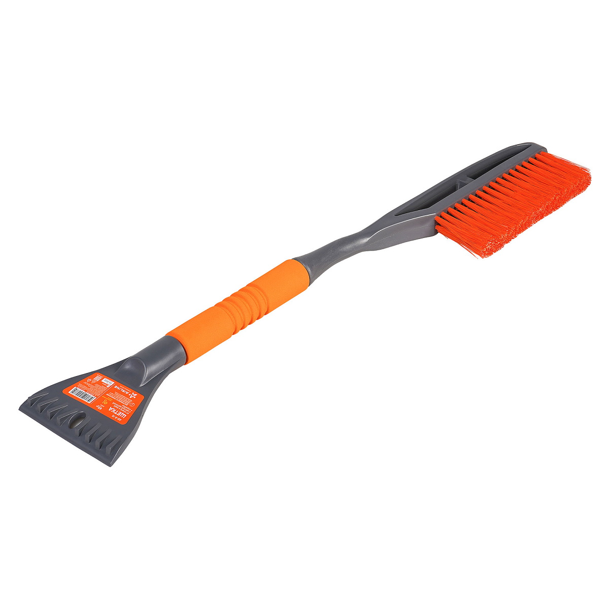 Щетка от снега и льда с мягкой щетиной + скребок (64 см)