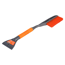 Щетка от снега и льда с мягкой щетиной + скребок (64 см)