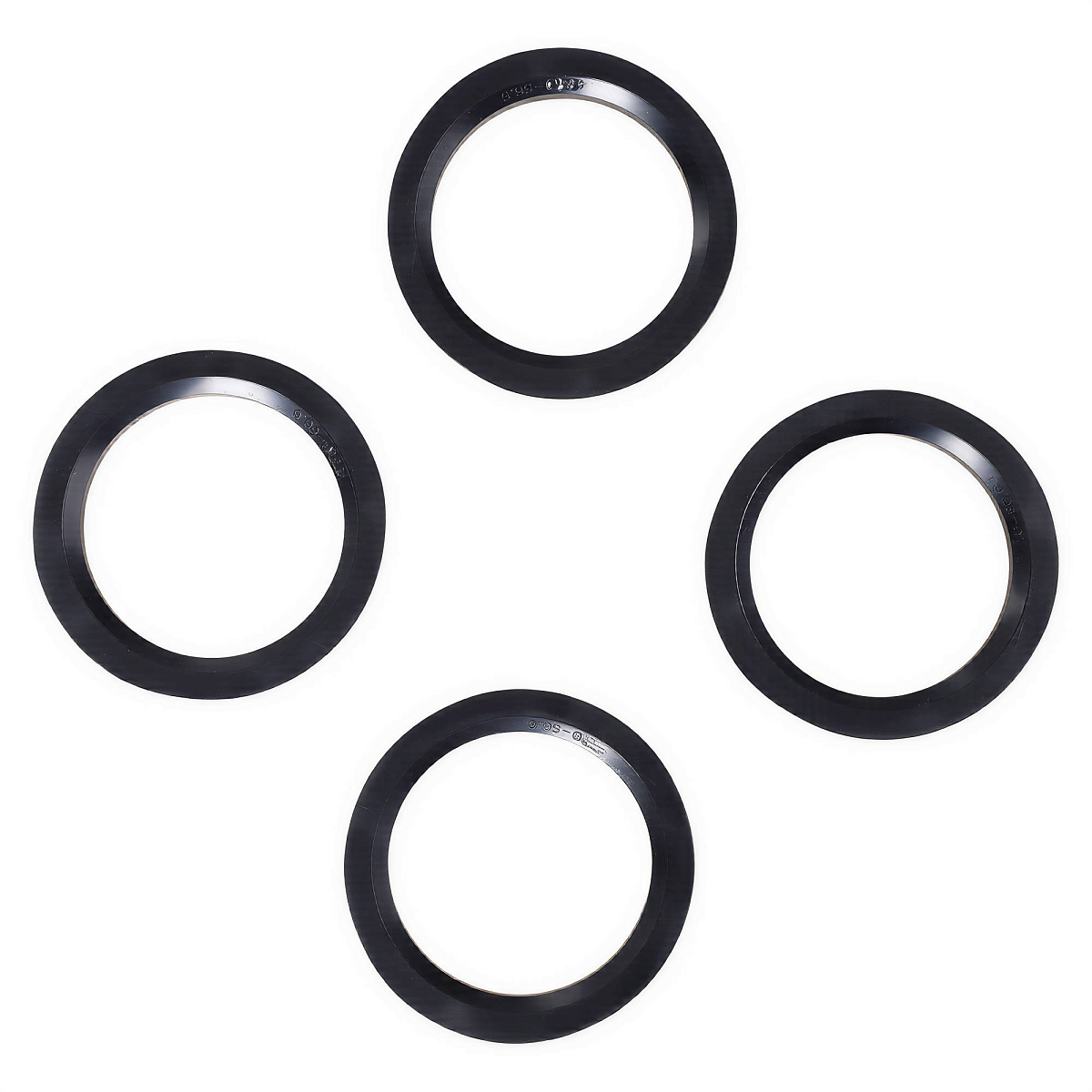 Кольцо центровочное для литого диска 73.1-56.6мм, комплект 4 шт., пластик