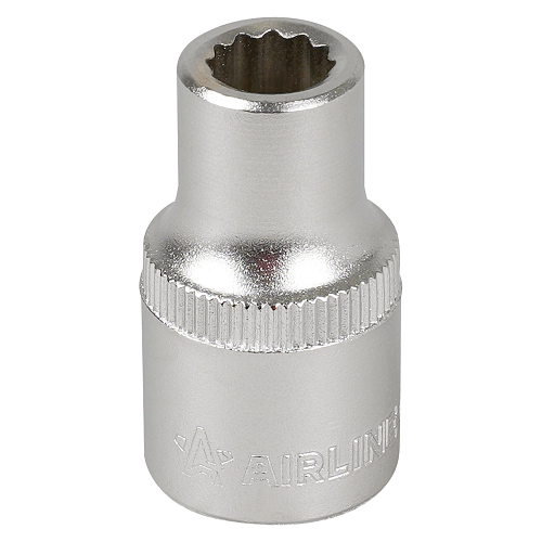 Головка торцевая 1/2"DR двенадцатигранная 9мм, L=38мм пласт.подвес