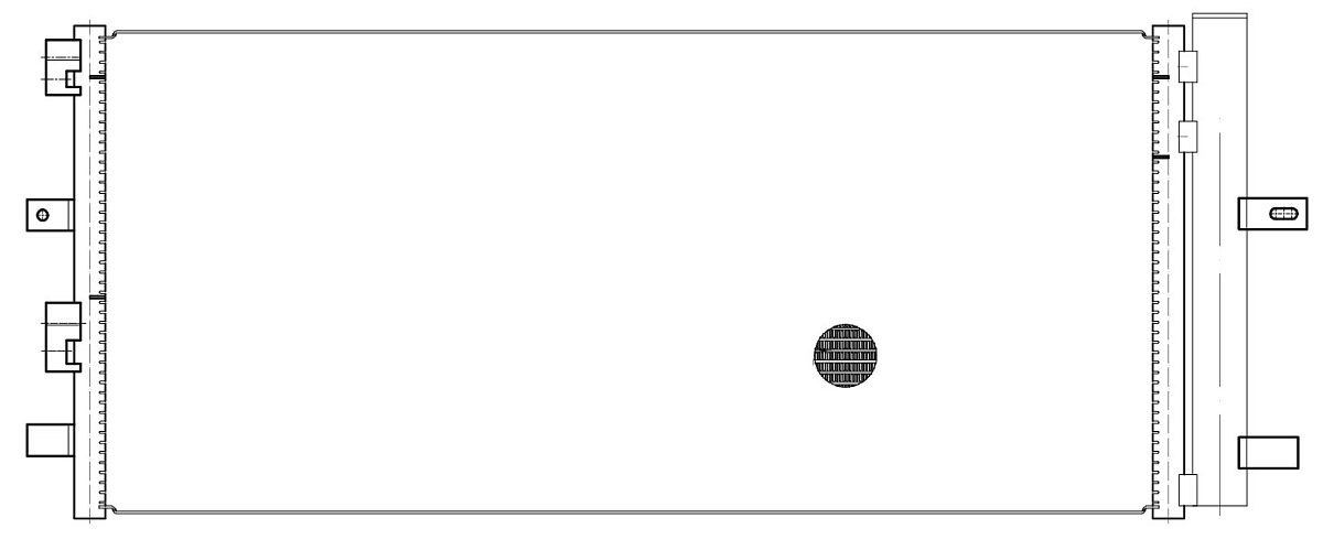 Радиатор кондиционера для автомобилей Mondeo (14-) 2.0T/2.5i