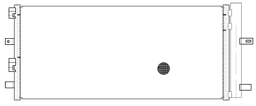 Радиатор кондиционера для автомобилей Mondeo (14-) 2.0T/2.5i