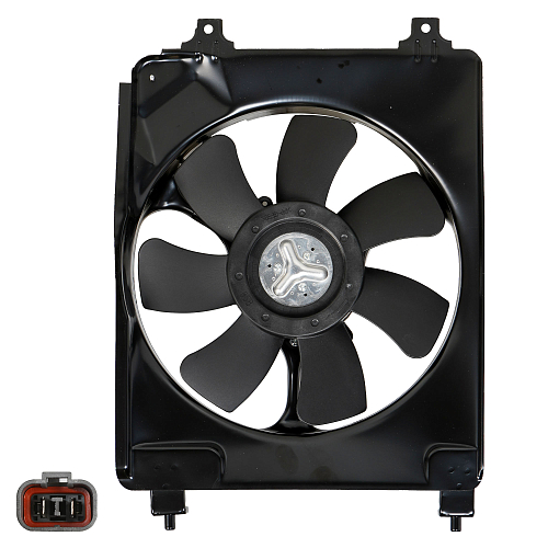 Электровентилятор кондиционера для автомобилей Honda Civic 4D (06-) (с кожухом)