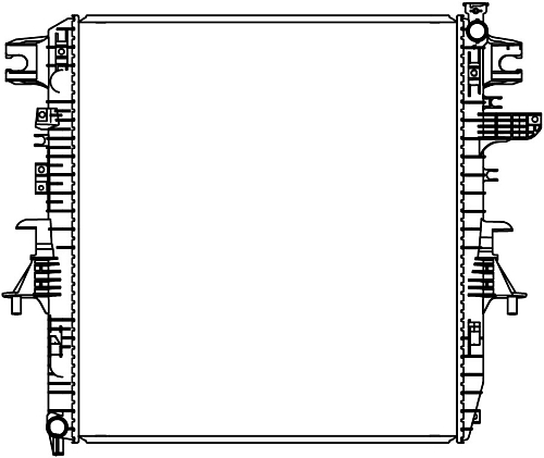 Радиатор охлаждения для автомобилей Patrol VI (10-)/Infiniti QX56 (10-)/QX80 (13-) 5.6i AT