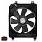 Электровентилятор кондиционера для автомобилей Honda Civic 4D (06-) (с кожухом)