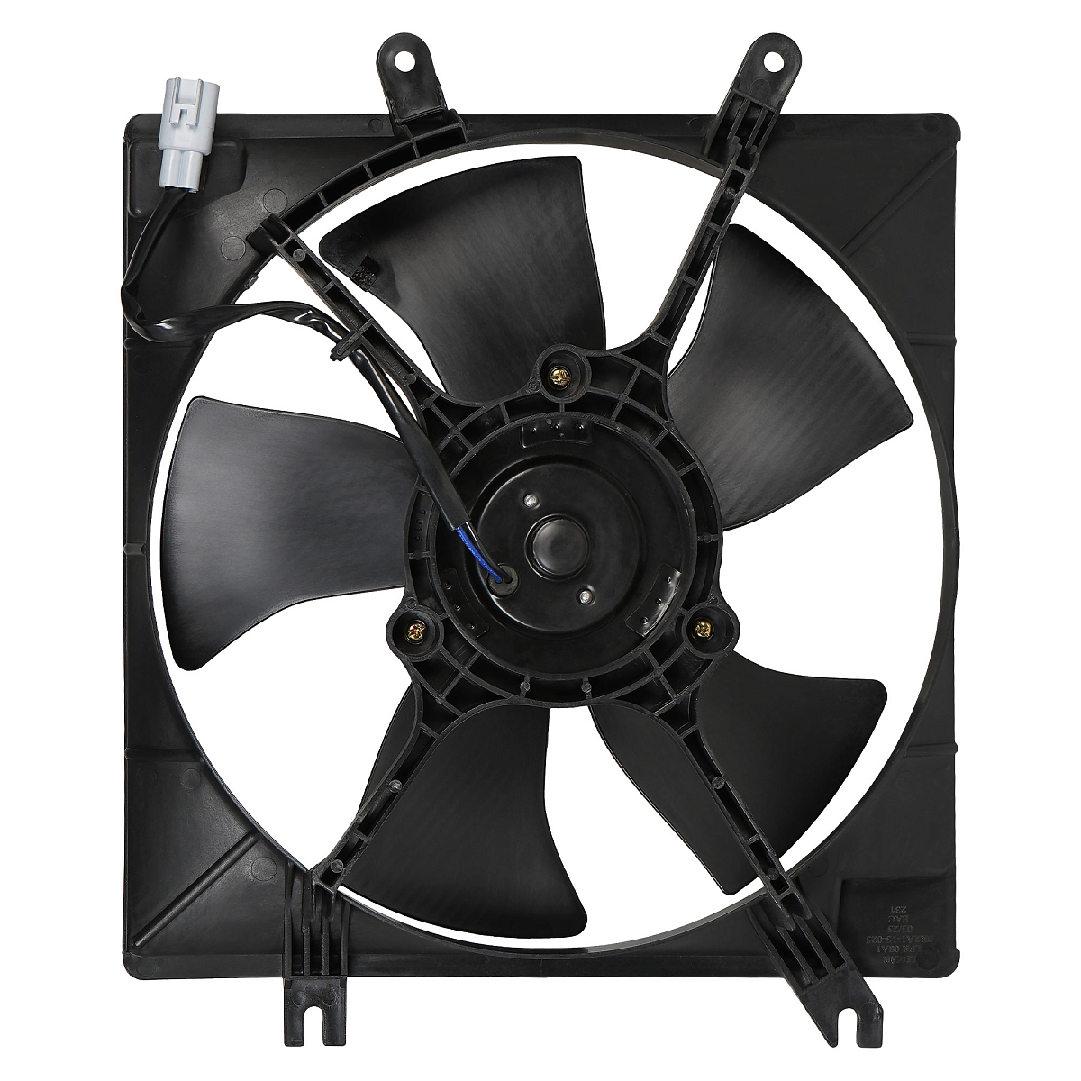 Электровентилятор охлаждения для автомобилей KIA Spectra (00-) (с кожухом)