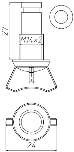 Пробка сливная радиатора охлаждения для а/м Kia/Hyundai