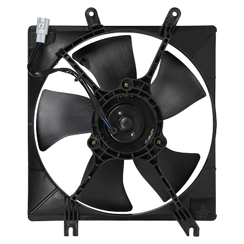 Электровентилятор охлаждения для автомобилей KIA Spectra (00-) (с кожухом)