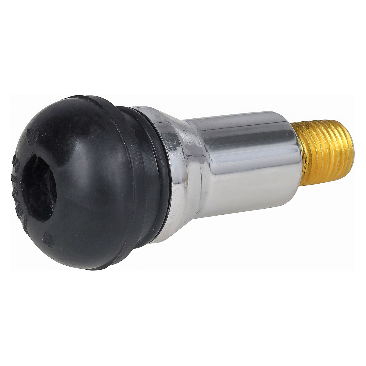 Вентиль для б/к шин TR413AC, c декор. колпачком, хром, 4 шт.