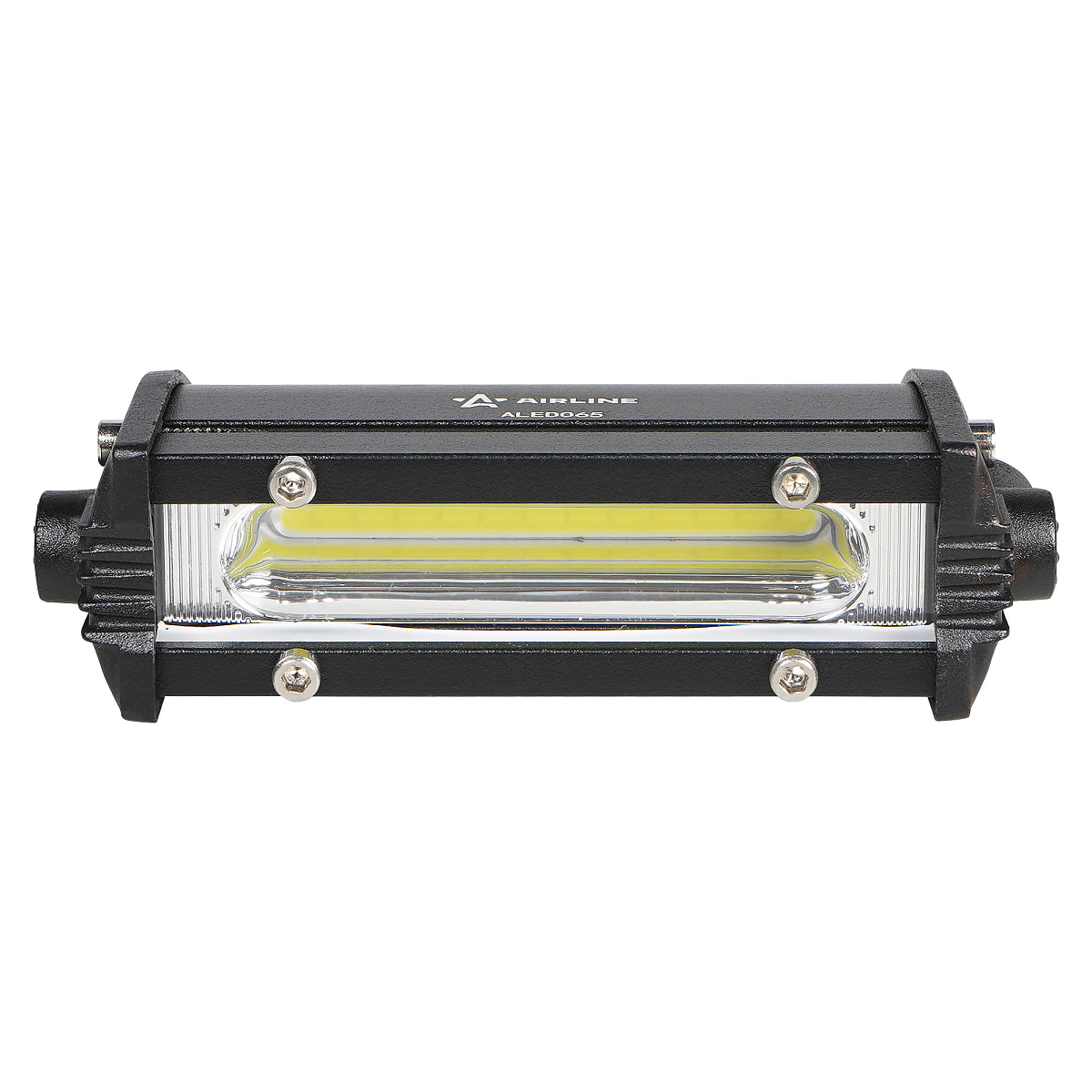 Фара светодиодная (балка) однорядная, 1COB (12LED), дальний свет, 6Вт, 108x30x47мм, 12/24В