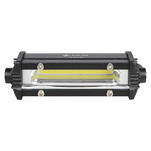 Фара светодиодная (балка) однорядная, 1COB (12LED), дальний свет, 6Вт, 108x30x47мм, 12/24В