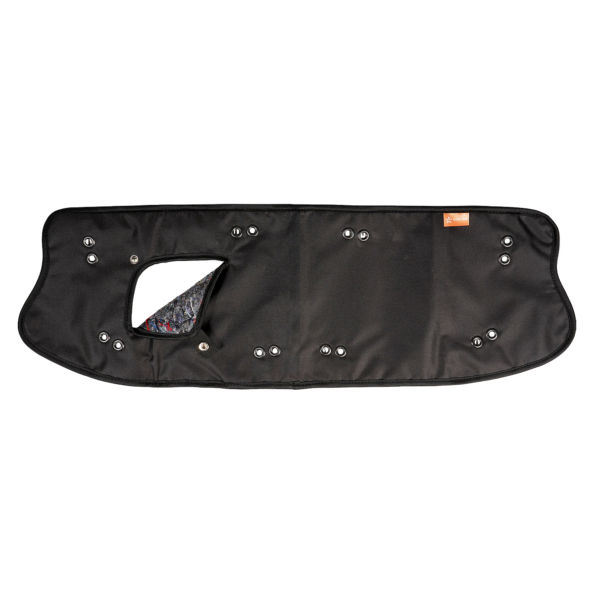 Утеплитель радиатора для а/м УАЗ 3163 Патриот (рестайлинг 2014), полиэстер/войлок, цвет черный