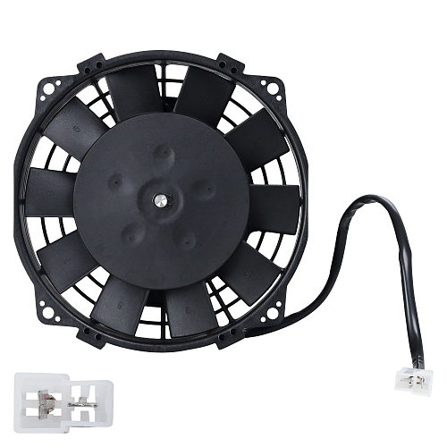 Электровентилятор охлаждения универсальный; диаметр крыльчатки 184 мм. 12V (аналог Spal VA22-AP11/C-50A)