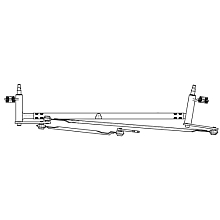 Трапеция стеклоочистителя для автомобилей VAG Tiguan (16-)