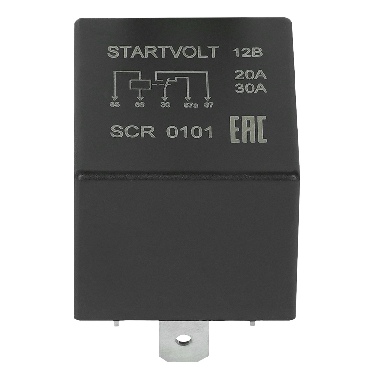 Реле 12V 20/30А 5 контактов (без кронштейна без резистора)