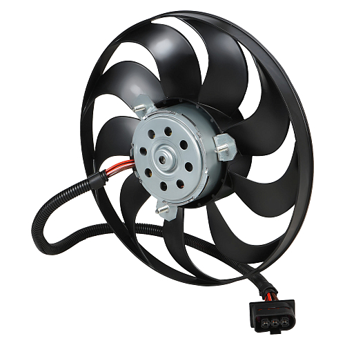 Электровентилятор кондиционера для автомобилей Skoda Octavia (96-)/VW Golf IV (96-) (без кожуха) (2-х скор.)