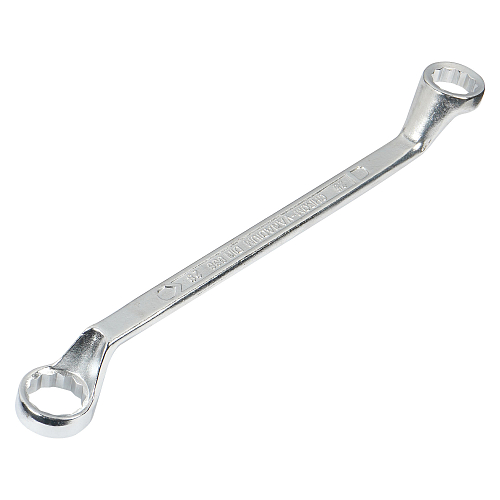 Ключ накидной с изгибом 25х28мм, пласт.подвес