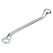 Ключ накидной с изгибом 30х32мм, пласт.подвес