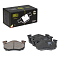 Колодки тормозные дисковые задние для автомобилей Peugeot 206 (98-) / 306 (97-) / Renault Clio (96-)