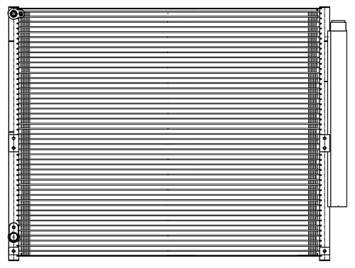 Радиатор кондиционера для автомобилей Land Cruiser Prado (120) (02-) M/A