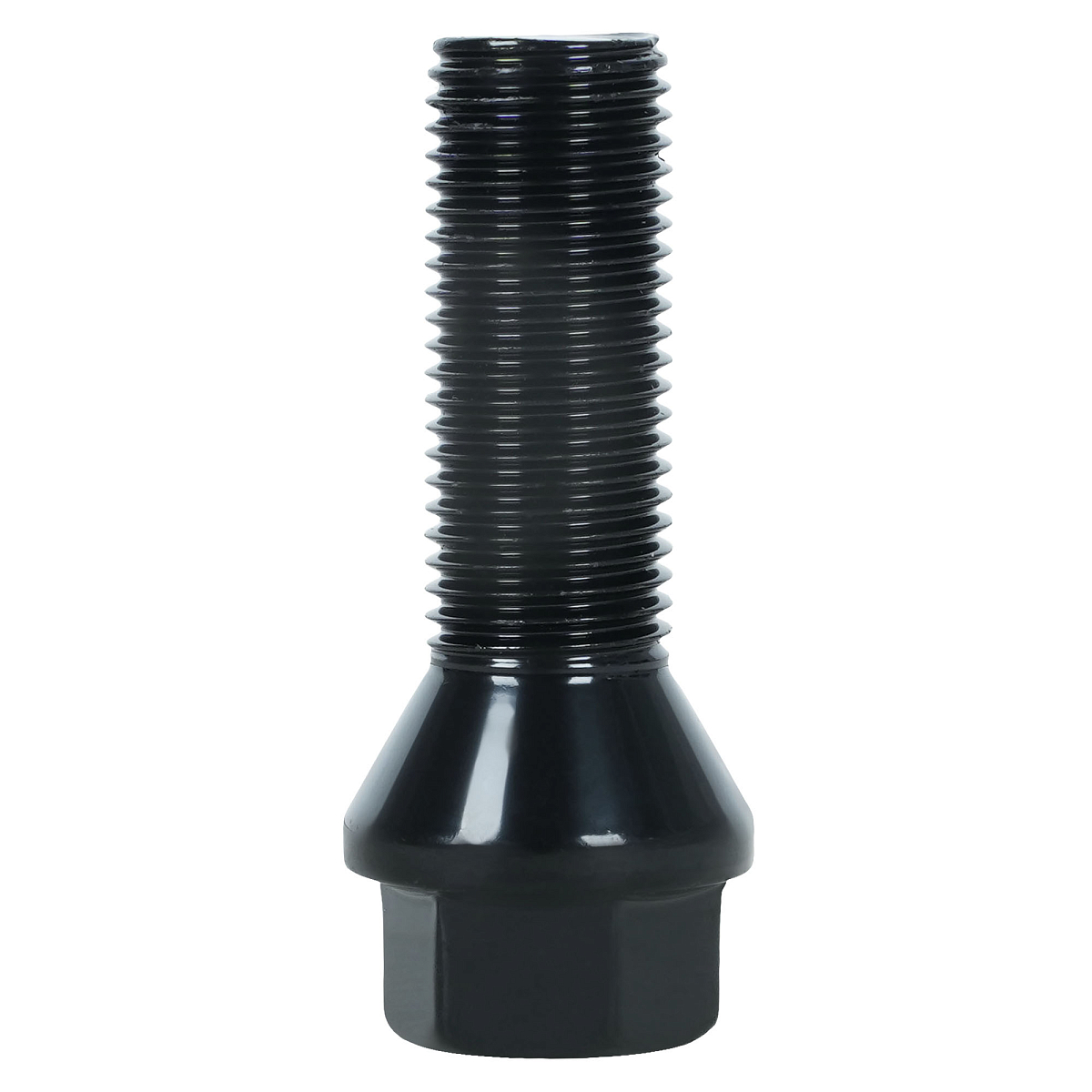 Болт колесный M14x1,5x35x55, конус, ключ 17, чёрный электрофорез, 20 шт для а/м BMW