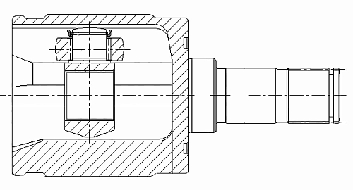 ШРУС внутренний для автомобилей Honda Civic (05-) 1.8i AT