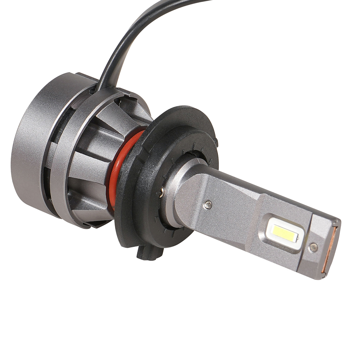 Лампа светодиодная H7 PLUS, 28Вт, 5000Лм (2500Лм x 2), 6000К (Белый), 12/24В, комплект 2 шт.