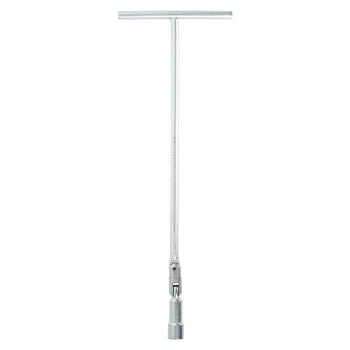 Ключ свечной Т-образный 16мм, 350мм INDUSTRY металл.рукоятка, резиновый фиксатор