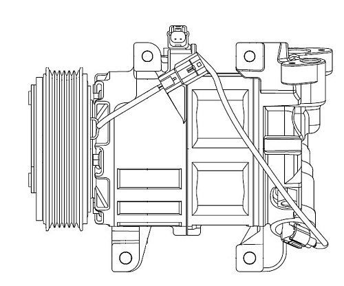 Компрессор кондиционера для автомобилей X-Trail T32 (14-)/Teana (L33) (14-) 2.5i