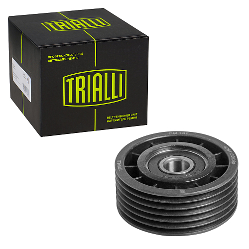 Ролик привод. ремня для автомобилей ГАЗ/УАЗ (ЗМЗ-40524/40525/40904 Евро-2 3, УМЗ-4216 Евро-3, 4) А/С+ (опорный) (CM 107)