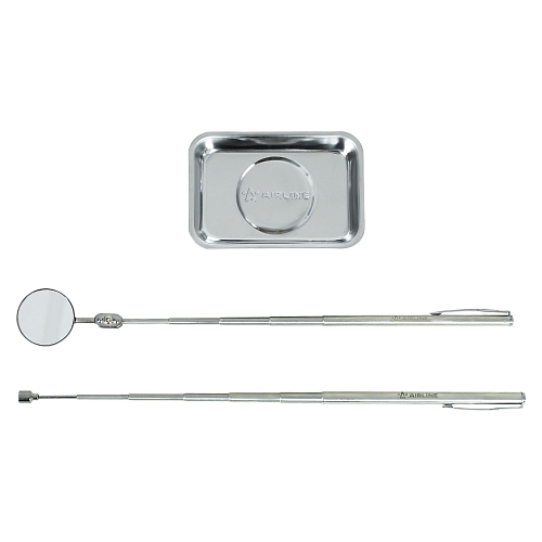 Инструмент инспекционный, набор 3пр. (захват телеск. 0.5кгс, зеркало телескоп. D=30мм, магнит.тарелка 64х93мм)