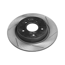 Диски тормозные высокоуглеродистый с технической выточкой и окраской задний для автомобилей Ford Focus II ST (05-) d=280 5*108 (серия Carville Racing)