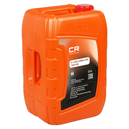 Масло трансмиссионное для МКПП CARVILLE RACING D-LINE LONG LIFE 75W-80 20L