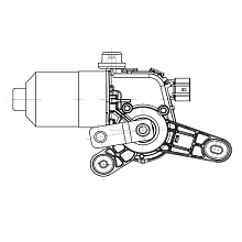 Моторедуктор стеклоочистителя для автомобилей Sollers Argo (22-)/JAC N35 (19-)