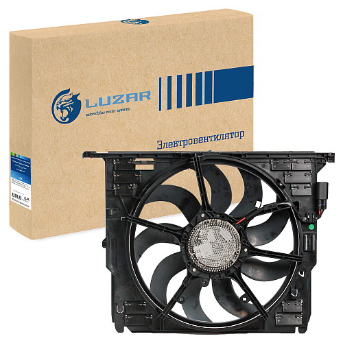 Электровентилятор охлаждения для автомобилей BMW 5 (F10) (10-)/7 (F01) (08-) [B47;N53/55] (с кожухом) (600W)