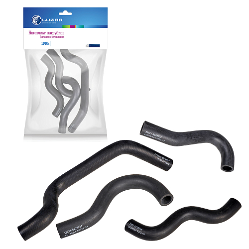 Патрубки отопителя для автомобилей ГАЗ 3302 (18мм) (EPDM, кмпл., 4шт.)