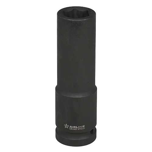 Головка ударная торцевая 1"DR шестигранная 27мм, L=160мм