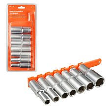 Набор головок 1/2"DR шестигранных глубоких 7пр. (10-22мм)