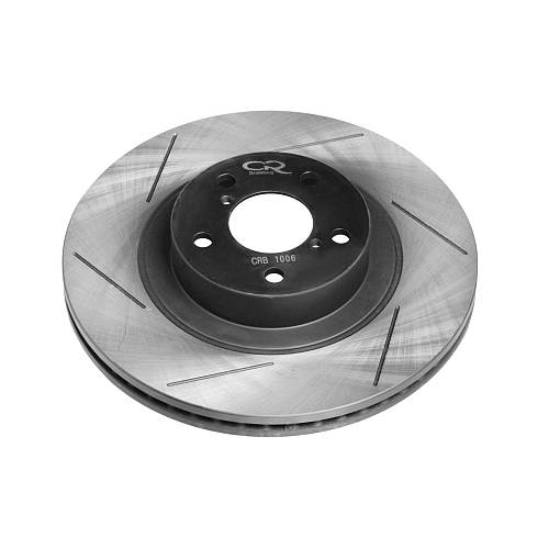 Диски тормозные высокоуглеродистый с технической выточкой и окраской передний правый для автомобилей Subaru Impreza, Forester (98-) d=294 5*100 (серия Carville Racing)