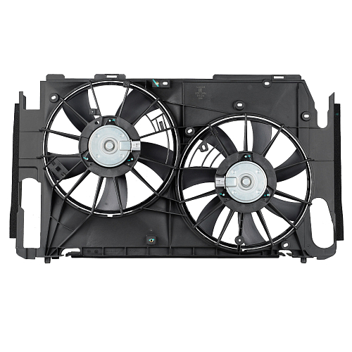 Электровентилятор охлаждения для автомобилей Toyota RAV4 (06-) 2.0i/2.4i (2 вент.) (с кожухом)