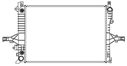 Радиатор охлаждения для автомобилей S60/S80 AT