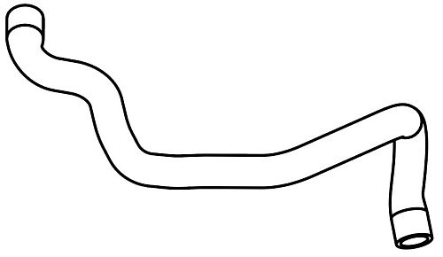 Патрубок охл. для а/м Peugeot 308 (07-)/Citroen C4 (08-) 1.6i [EP6] нижн. (EPDM, 1шт.)