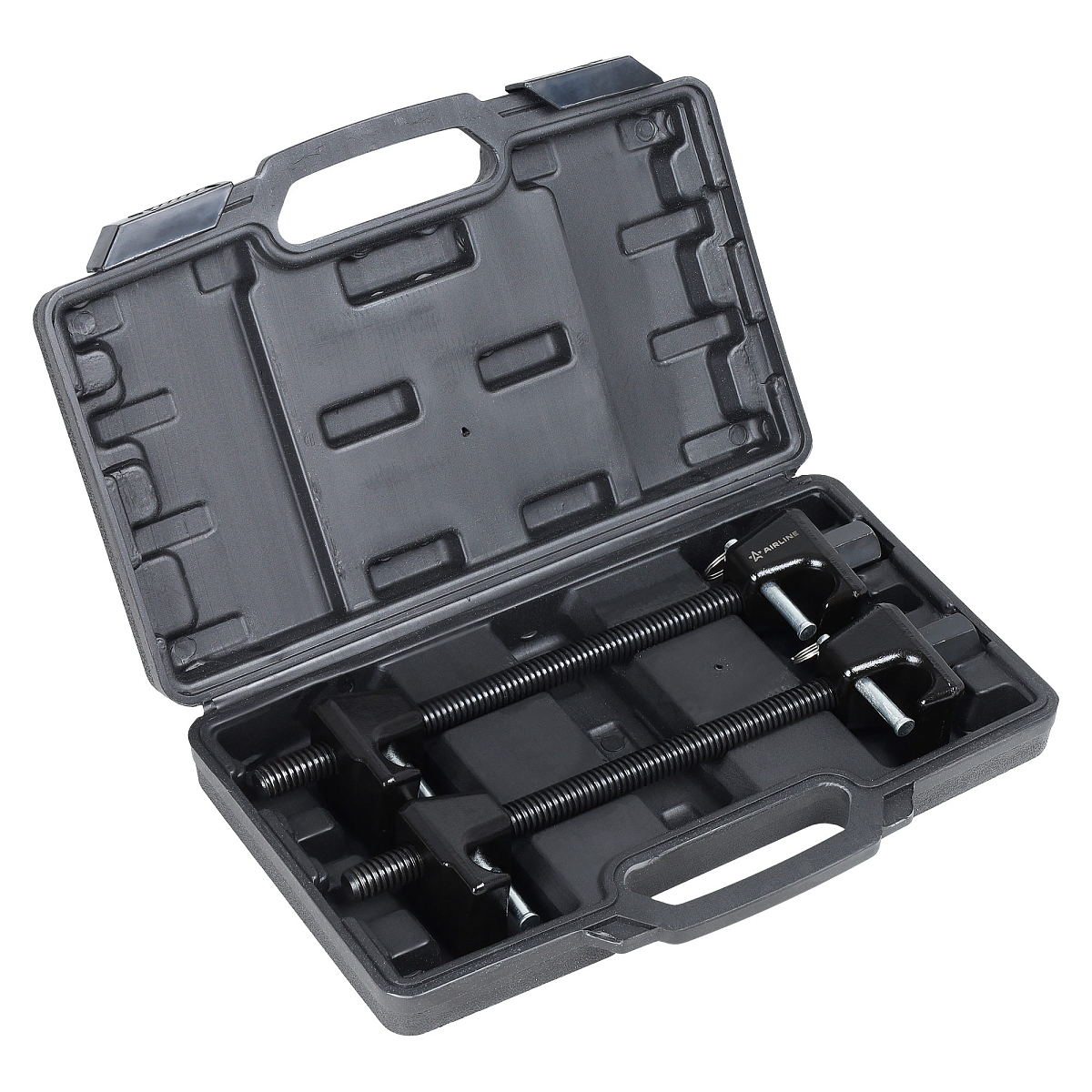 Стяжки пружин усиленные PRO с фиксатором, комплект 2шт., кейс