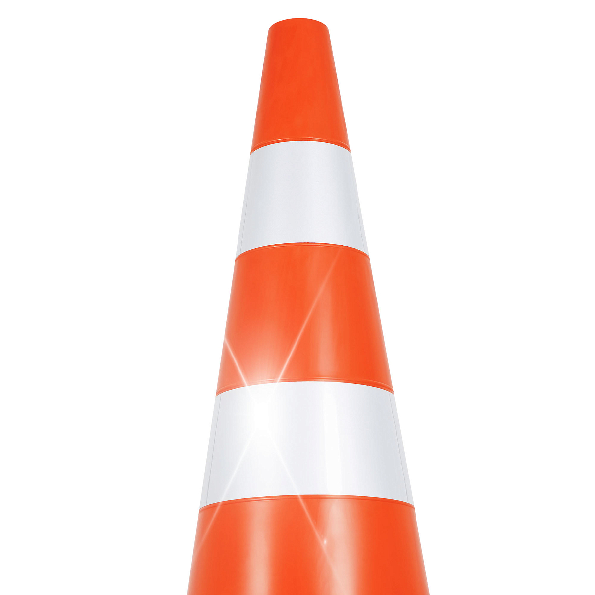 Конус дорожный 750мм, 3 световозвр.полосы, оранжевый