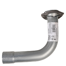 Труба выхлопная для автомобилей ГАЗ 3302 Евро-3 выход боковой (алюминизированная сталь)