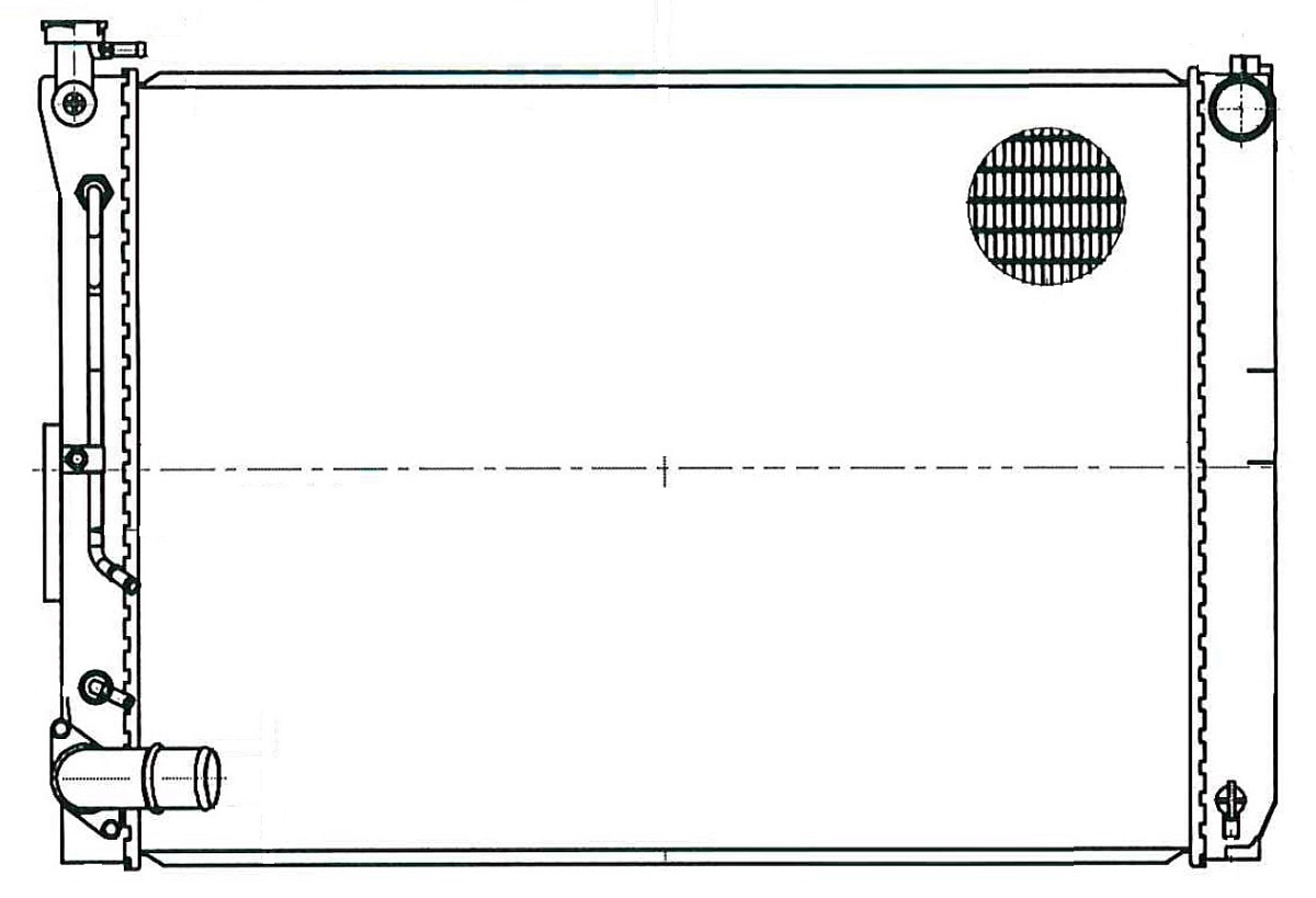 Радиатор охлаждения для автомобилей RX 300 (02-) 3.0i