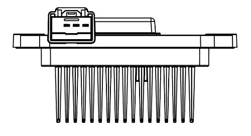 Резистор электровентилятора отопителя для автомобилей Mazda 3 (BK) (03-) (auto A/C)