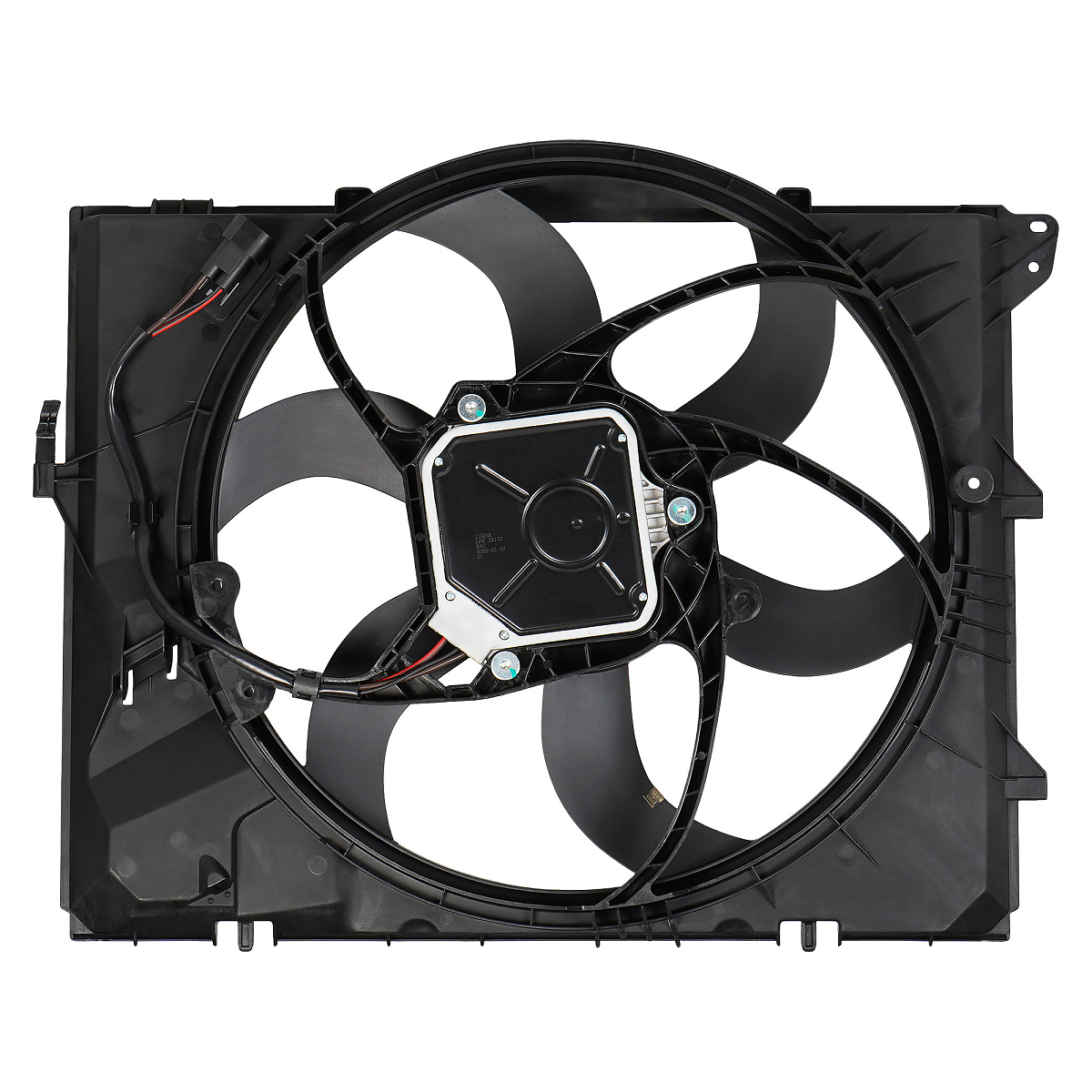 Электровентилятор охлаждения для автомобилей BMW 3 (E90/E91) (05-)/1 (E81) (04-)/X1 (E84) (10-) (с кожухом) (400W)